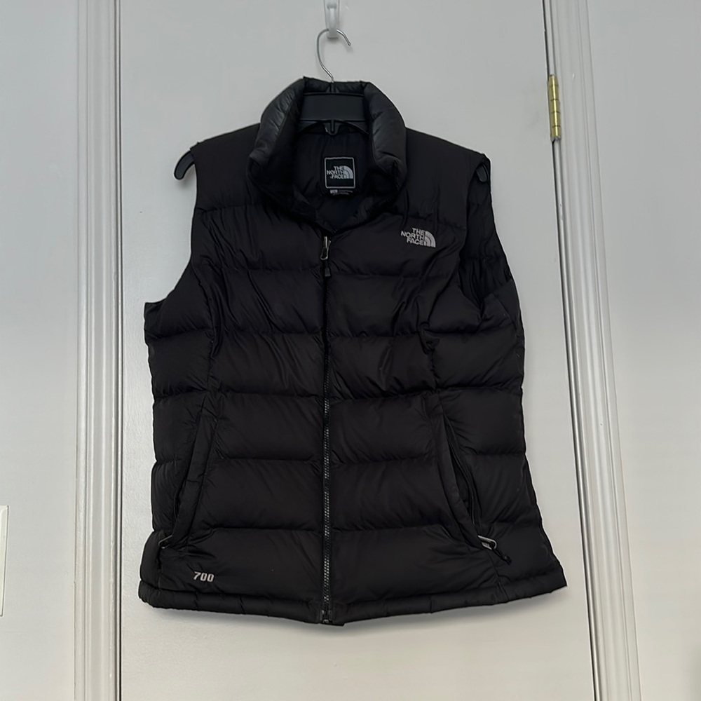 North Face Puffer Vest in Black